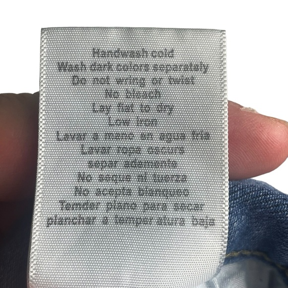 Judy Blue High Rise Light Wash Boyfriend Fit Jeans Cropped Frayed Hem Womens 22W - Picture 14 of 14